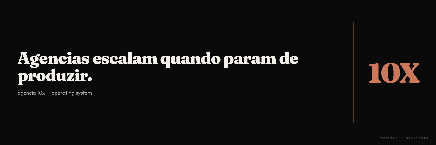 X / Twitter · Manifesto