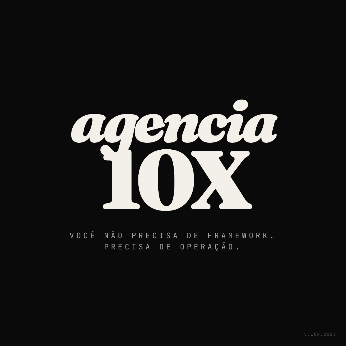 Wordmark + Claim Operacao