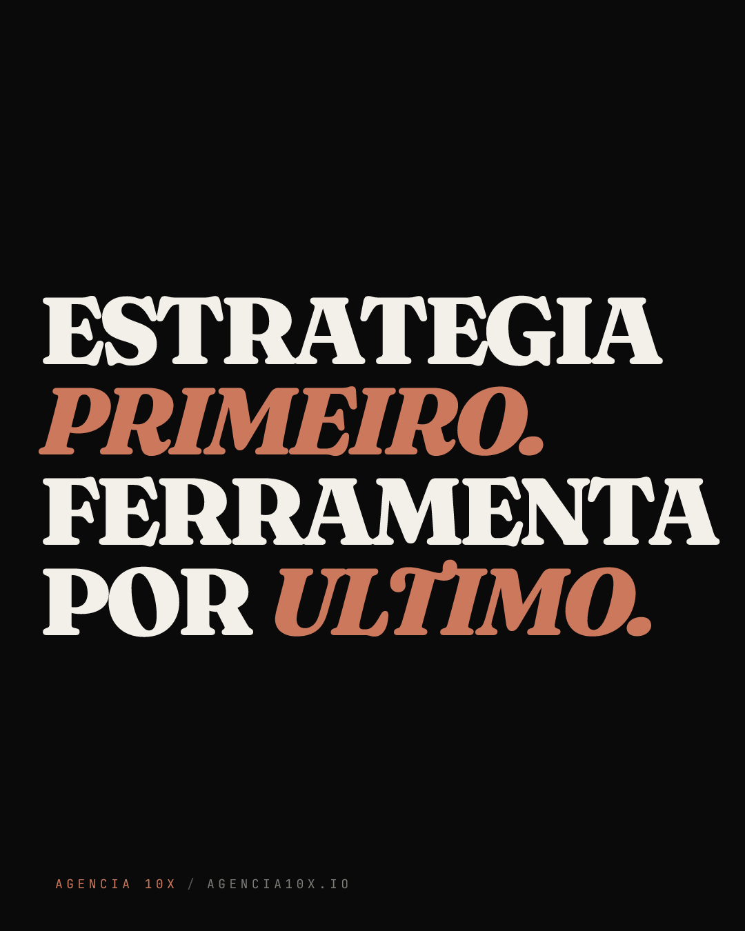 Estrategia primeiro