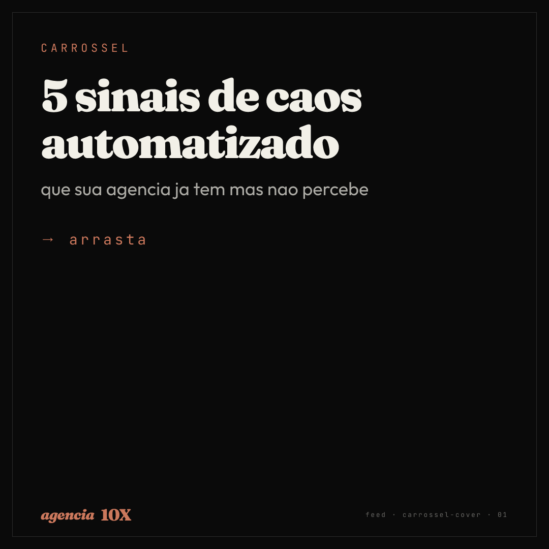 Cover 01 — 5 sinais